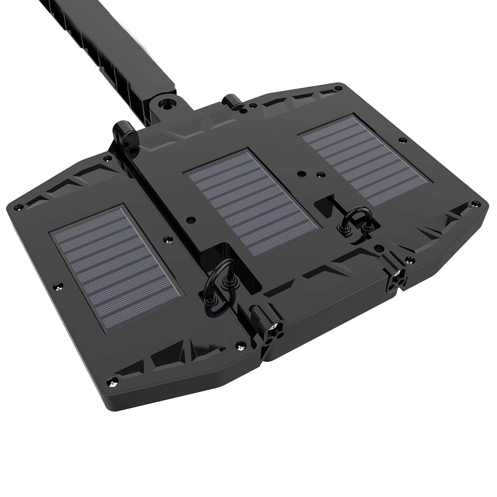 Nueva inducción solar lámpara de calle al aire libre iluminación ajustable lámpara de calle plegable impermeable control remoto lámpara de jardín