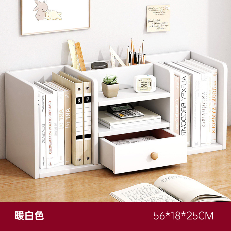 Estante de libros estante de almacenamiento italiano pequeño estante de almacenamiento escritorio papelería artículos de orden de artefactos de escritorio estante de almacenamiento