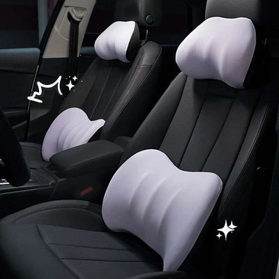 Waist support: cushion, simple in-car reboundable driver's