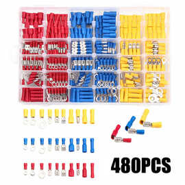 跨境厂家直销280/330/480/720pcs/冷压端子绝缘接线端子 组合套