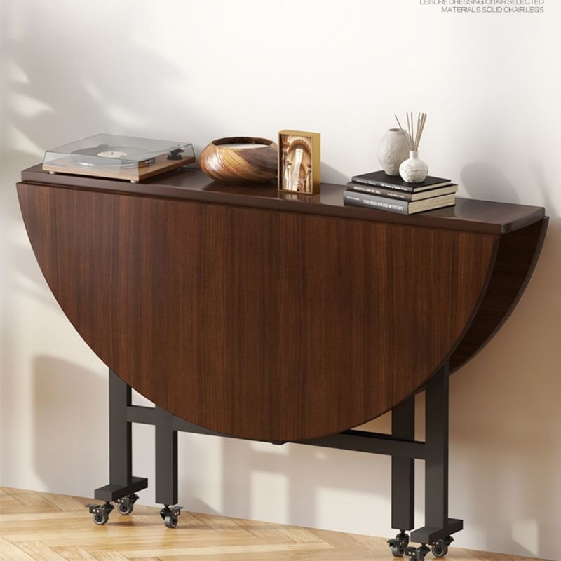 Mesa plegable móvil simple mesa redonda mesa de comedor creativa mesa de comedor casa pequeña mesa rural plegable gran mesa redonda image 4