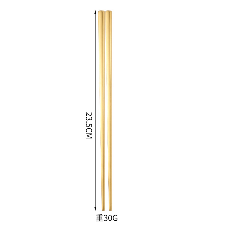 23,5 palillos cuadrados - 304 dorados (arena)