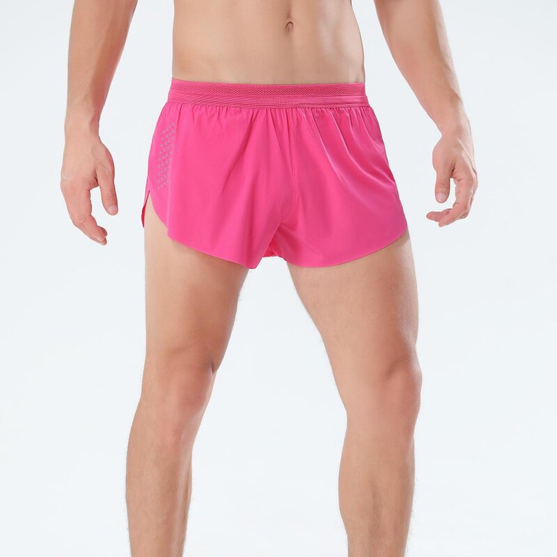 Men's Running Shorts Professional Marathon Track and Field Three-Point Pants Quick-Drying Lining Anti-Exposure Two-In-One Fitness Training Pants