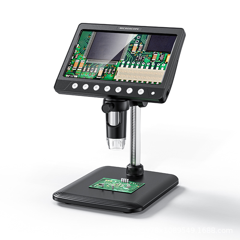 Microscopio industrial con pantalla HD de 7 pulgadas y 1200X de aumento - Mayorista
