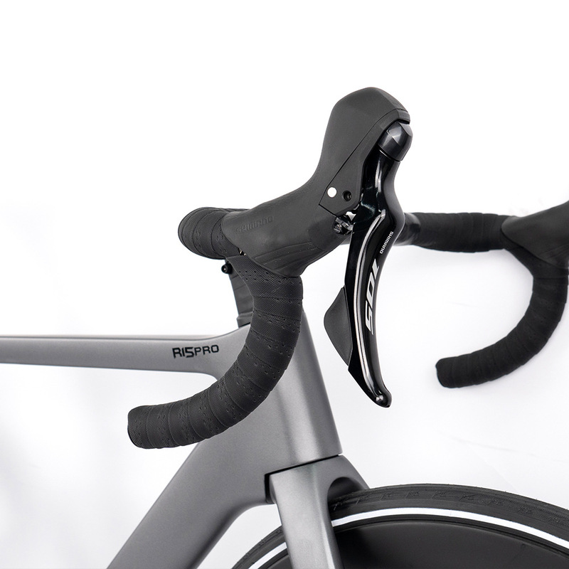 Zuite R15pro third-generation Shimano R7120-24-speed oil disc brake road bike with wavy carbon wheels and internal cable routing