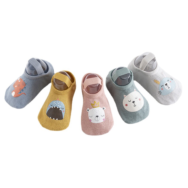 Cartoon children's non-slip cotton socks for early age 5