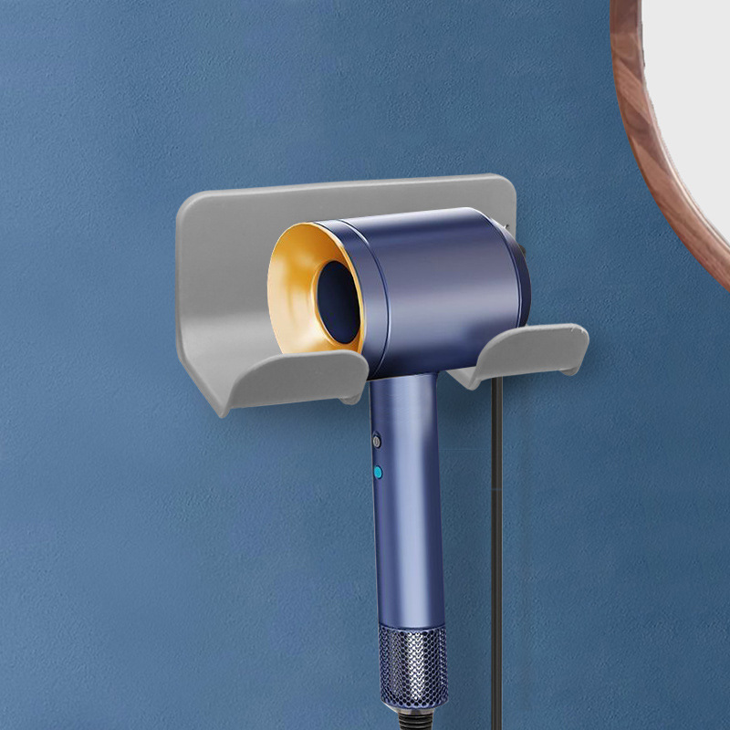 soporte de secador de pelo doméstico tipo pared sin perforación secador de pelo colgante simple baño baño secador de pelo