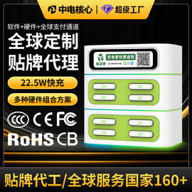 充电宝工厂美团街电自带线商用品牌定制海外租赁超大容量扫码租赁