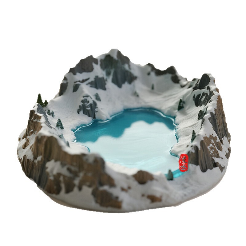 长白山天池冰箱贴定制3D立体磁吸冰箱贴旅游纪念礼物文创伴手礼品|undefined