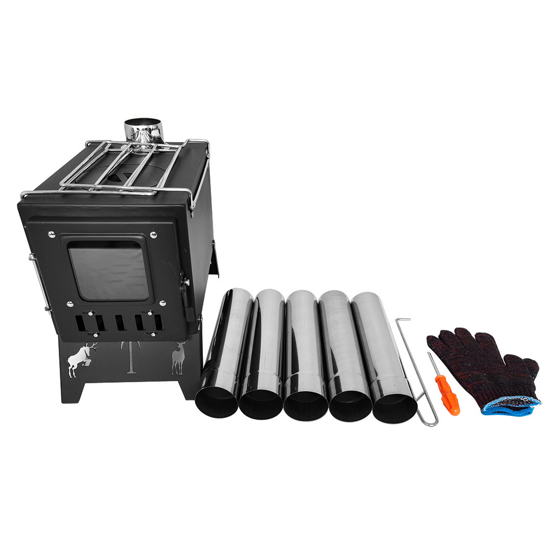 Outdoor Wood Burning Stove For Camping And Garden Barbecue_voghion.com