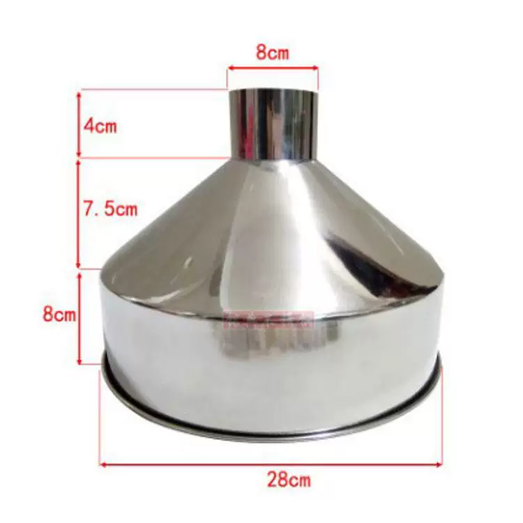 Extra large big funnel stainless steel for home use, stainless steel AISI 304