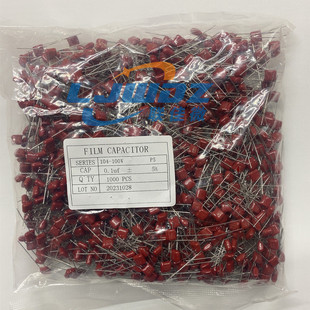 CBB��Ĥ�����104J100V 0.1UF/100V P5mmֱ��5% CBB104J100V�F؛