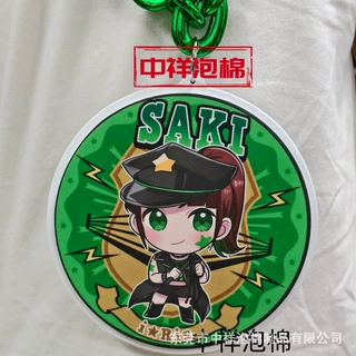 跨境热销联赛球迷大吊坠粉丝纪念徽章多层粘合彩色大吊牌logo项链