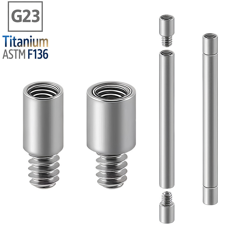 Pointed labret stud close-up product detail