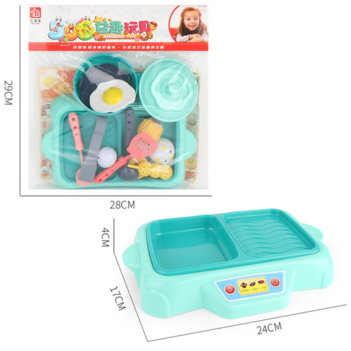 Children's Play House Fun Kitchen Toys Boys and Girls Simulation Food Model Combo Set Complete Mini Set