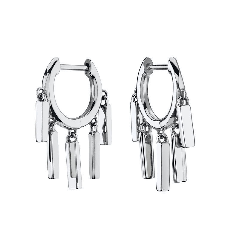 Korean Geometric Long Earrings Personality Earrings display picture 2