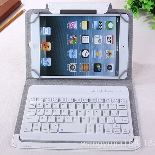 Suitable for Apple Android Windows 7.85810inch Tablet Bluetooth Keyboard Leather Case Protective Cover Foldableable