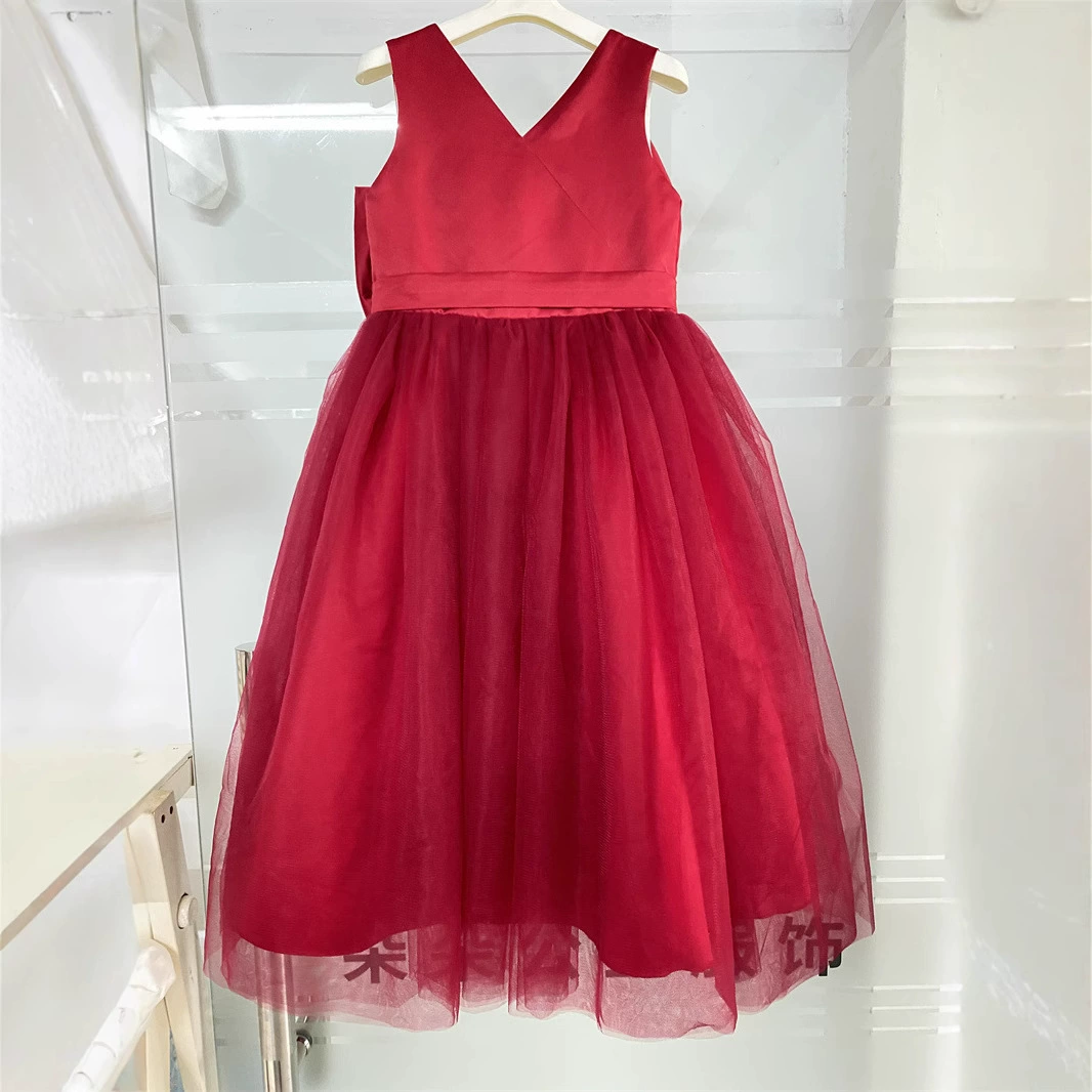Elite small princess costume, flower girl dress, suit, 2023, adds volume, western style