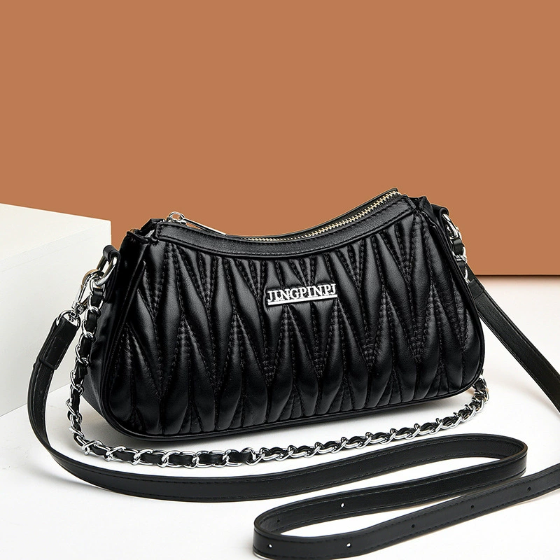 One-shoulder bag with diamond pattern, bag strap, shoulder bag, high-quality style