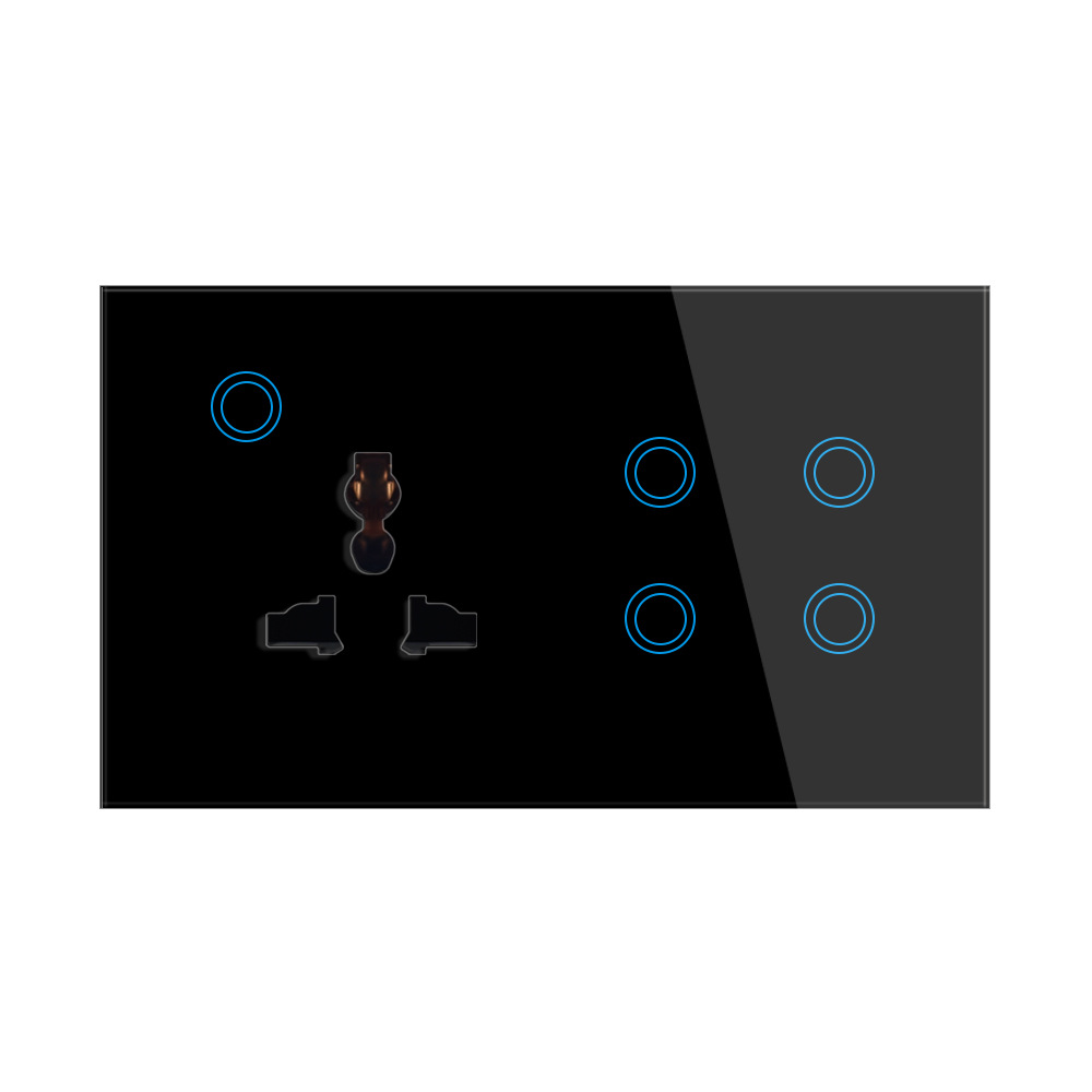 Three holes+four open (wifi version) black
