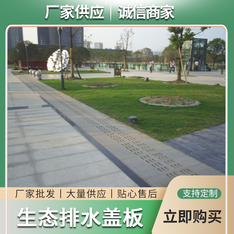 生态排水盖板 排水盖板 橡胶窨井盖 水沟盖 排水盖 塑胶排水盖