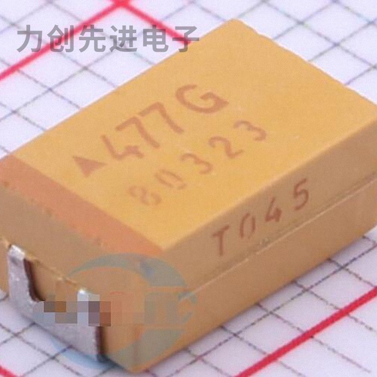 TPSD477K004R0045 参数 470uF(477) ±10% 4V 钽电容
