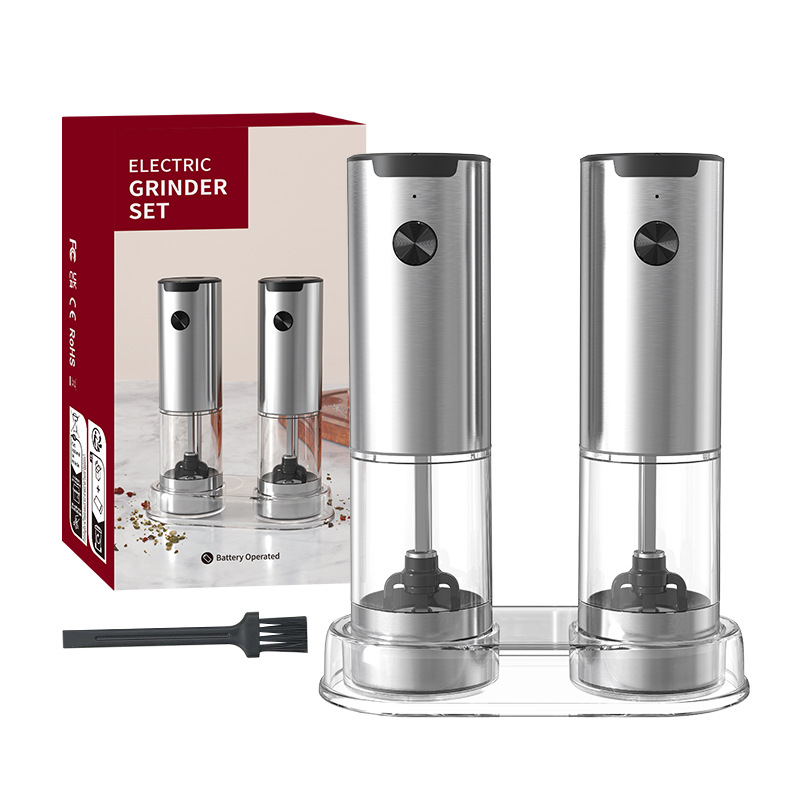 Fábrica al por mayor herramientas de cocina 70ML95ML100ML gran almacén material sal marina molino negro pimienta amoladora eléctrica