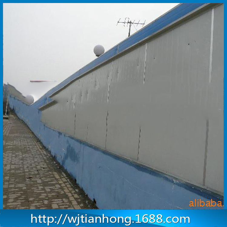 厂家批发 单层彩钢板临时围墙  彩钢泡沫夹心板围墙 彩板围墙批发