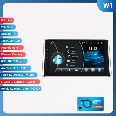 All-In-One Wireless Carplay Smart | DVD Navigation - 232g-wifi4glte-version-8581a-carplay-eight-core-10inch-suitable-for-18-20-toyota-rav4