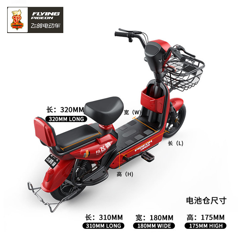 Flying Pigeon Golden Eagle coche eléctrico 48V batería de litio coche scooter nuevo estándar nacional bicicleta eléctrica