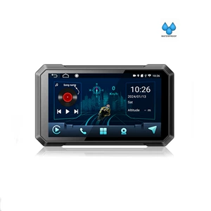 7 düymlük Android 8.1 portativ motosiklet naviqasiya cihazı, DVR, Carplay
