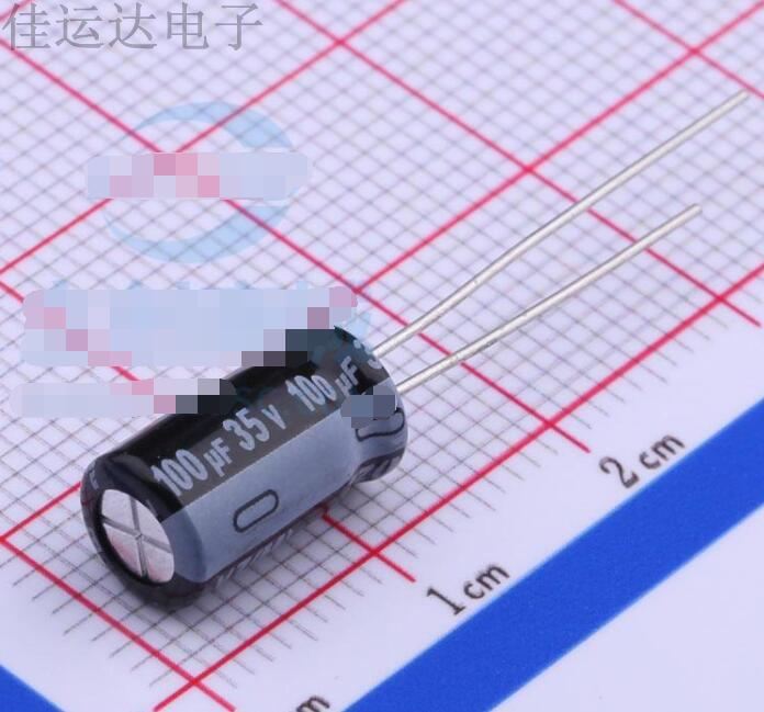 UVZ1V101MED 规格 100uF 35V 引线型铝电解电容 原装供应