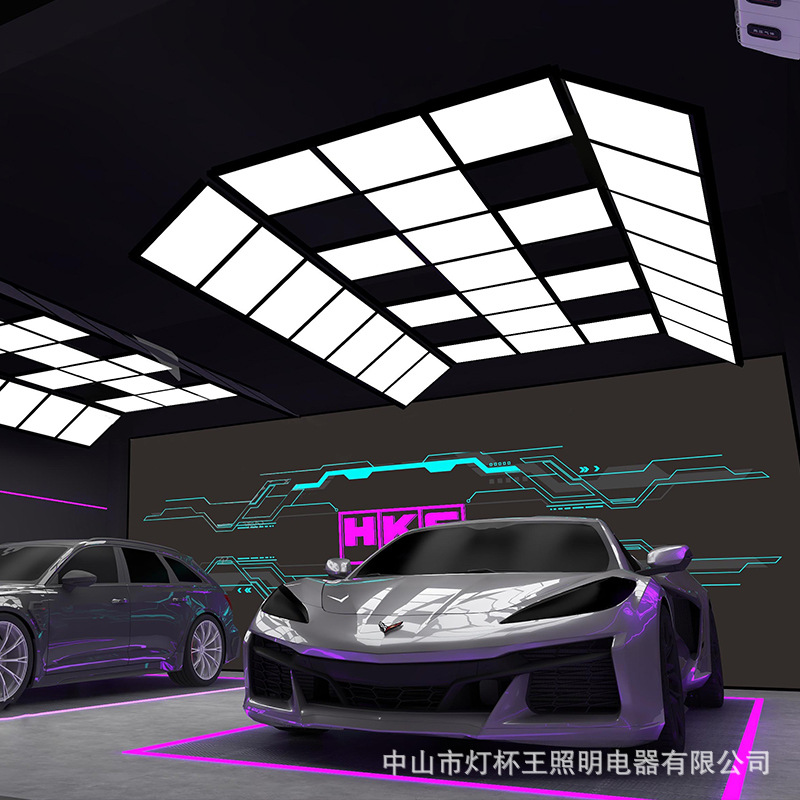 Panel de lámpara de reemplazo especial para lámpara de estación de trabajo Jiugongge, lámpara de techo para taller de belleza, lámpara de lámpara de cápsula espacial LED