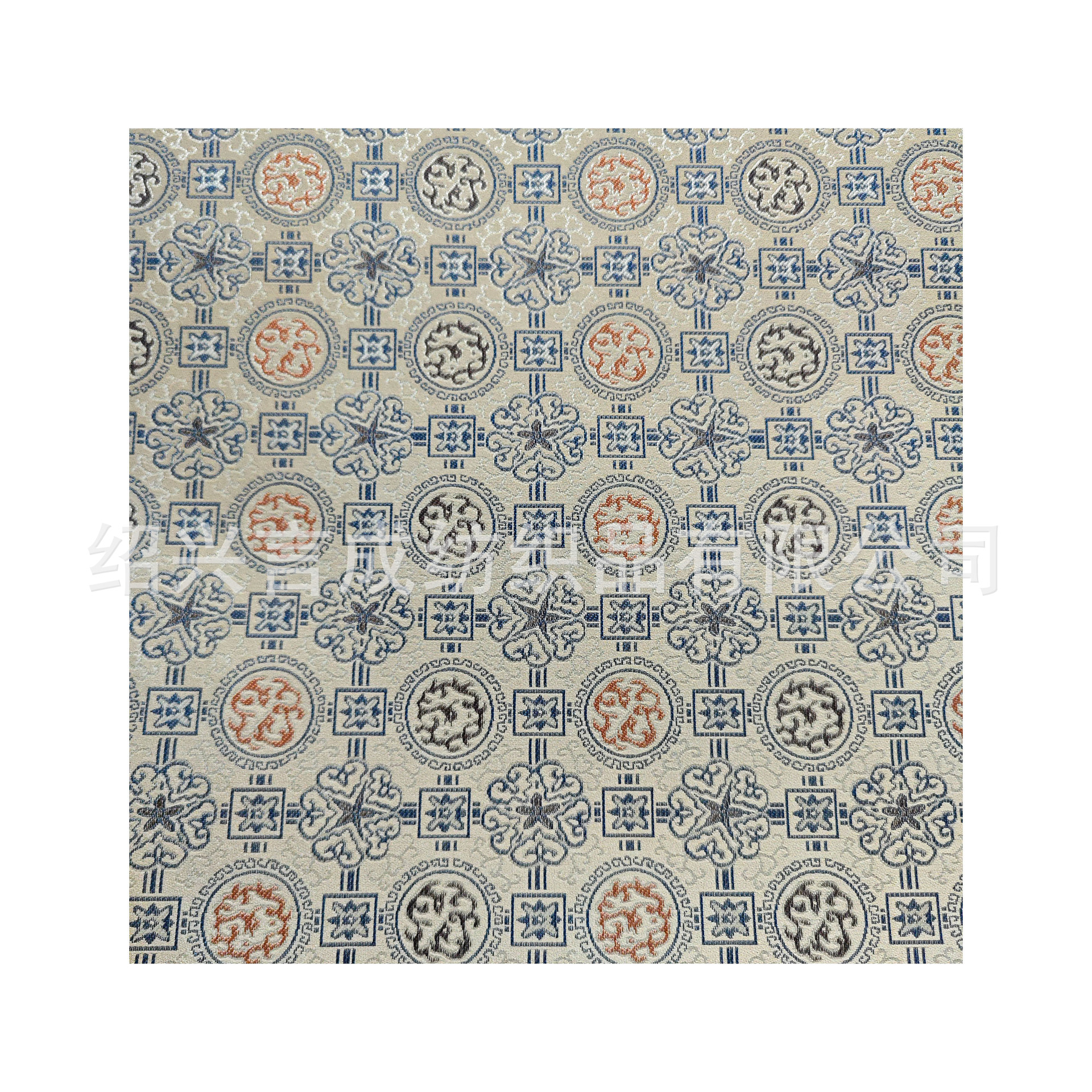 新中式格子织锦缎用于礼盒礼袋等包装的制作和生产