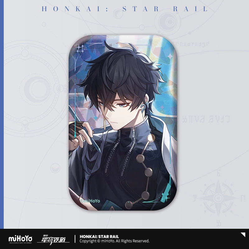 Коллекционный значок (Honkai: Star Rail) — персонаж, цветной картон на подложке, одиночный