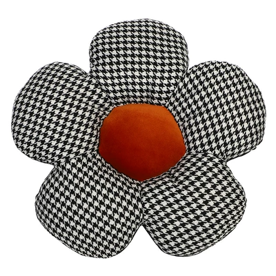 Seat cushion, seat cover | and Non-Slip Car Seat Cover - houndstooth-flower-orange-heart-waist