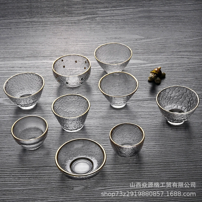 Glass creative artificial tea set, Japanese tea cup, (Physicals)