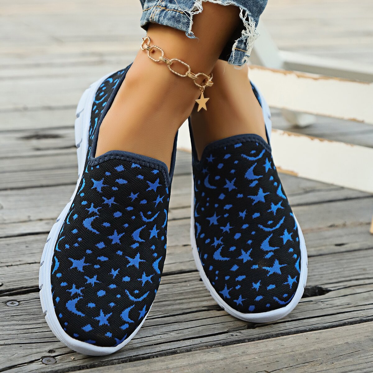 Damen Sneaker Aus Atmungsaktivem Mesh Für Den Freizeitbereich_voghion.com
