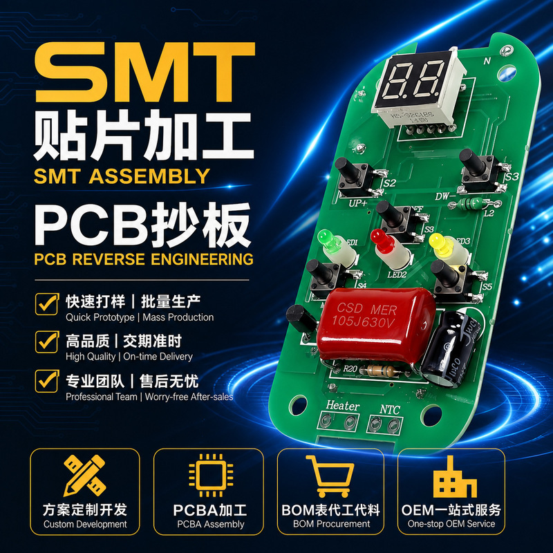 Pcb Circuit Board Copying and Processing, Pcba Motherboard Production, Circuit Board Sample Production, Chip Solution Research and Development