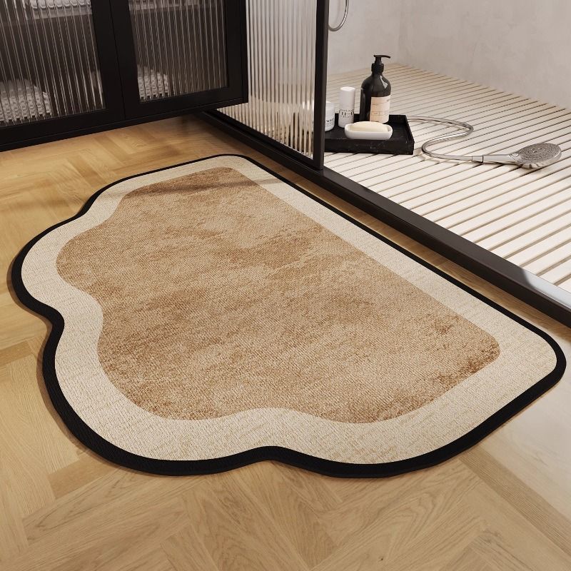 Second-Hand Simple Bathroom Floor Mat, Stain-Resistant High-Quality Diatomaceous Earth Mat for Bathroom, Water-Absorbent and Quick-Drying Foot Mat for Shower Room Second-Hand Simple Bathroom Floor Mat, Stain-Resistant High-Quality Diatomaceous Earth Mat for Bathroom, Water-Absorbent and Quick-Drying Foot Mat for Shower Room