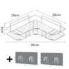 Stainless steel + 2 transparent double hooks (kraft paper box)