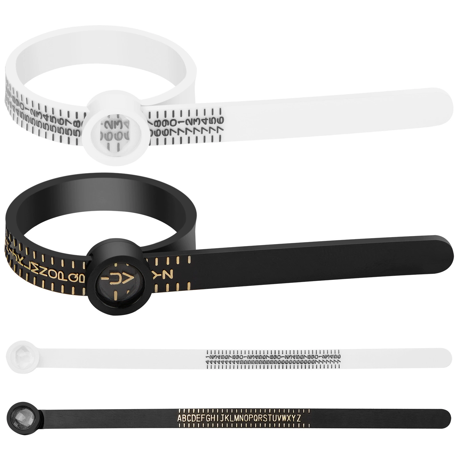 Зеркальное измерительное кольцо из Гонконга, размер США, регулятор размера пальца, инструмент для измерения кольца стандартного размера