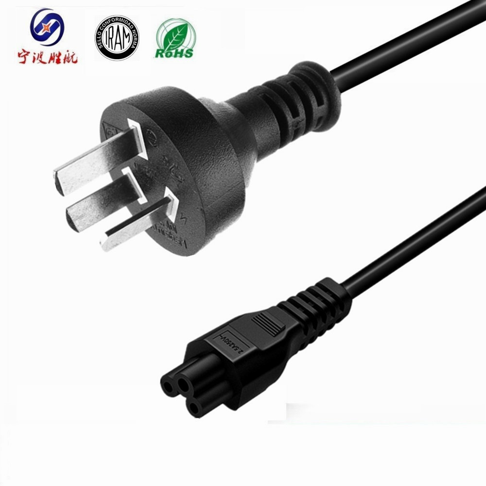 工厂批发澳规SAA插头纯铜电源线转换插座 PVC延长线1.5平方新西兰