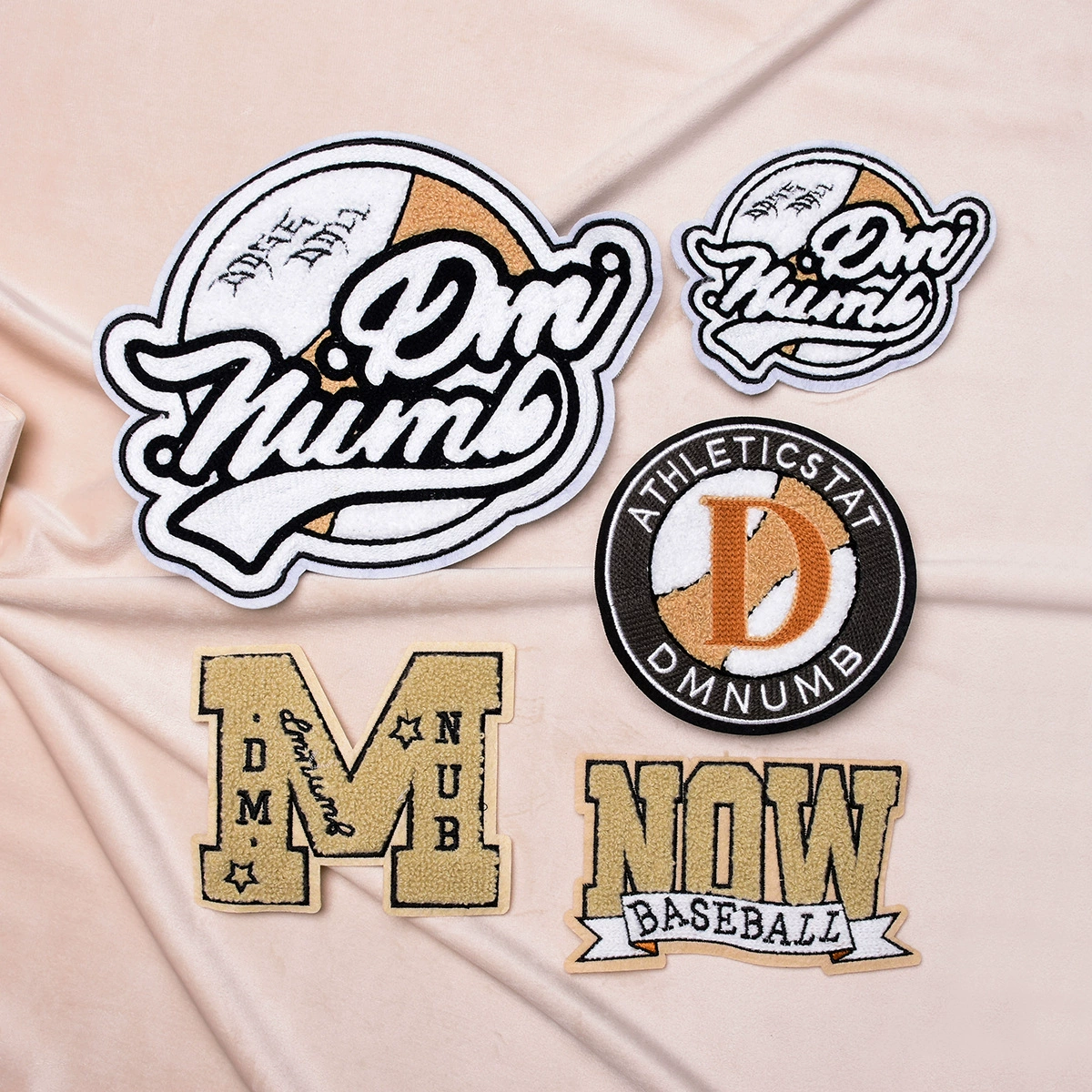 Новые вышитые нашивки ручной работы, значки для одежды с вышивкой мультяшных полотенец, нашивки для вышивки полотенец с английскими буквами