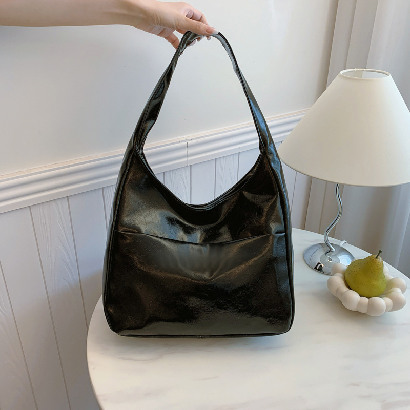 Bolso retro de gran capacidad para mujeres, bolso de alta calidad, bolso de hombro para estudiantes universitarios, bolso casual simple.