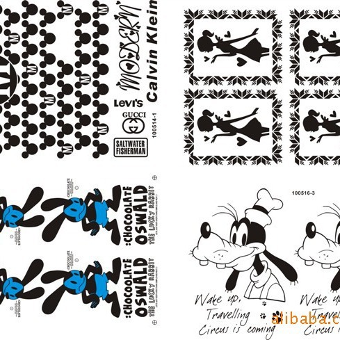 植绒烫画 T恤烫画 烫印 植绒烫画 衣服烫画