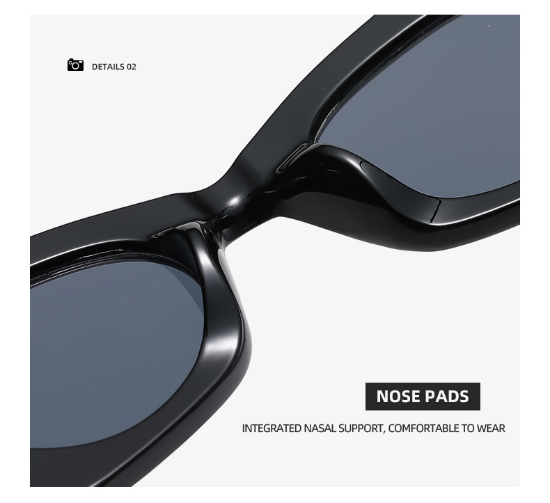 All Seasons Season Vacation Classic Style Solid Color PC UV400 Protection Tinted Lenses Cat Eye Full Frame Women's Sunglasses