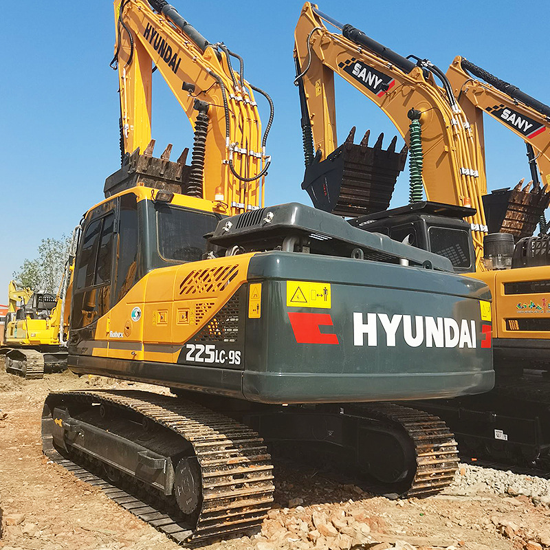 Excavadora moderna 220LC - 9S 20 toneladas excavadora gancho HYUNDAI original noventa por ciento nuevo comercio exterior directo image 5