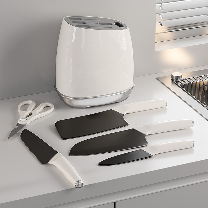 Nuevo conjunto de herramientas de nube ligera 6 piezas de herramientas de cocina cuchillos de cocina caseros set de tijeras conjunto completo de herramientas al por mayor