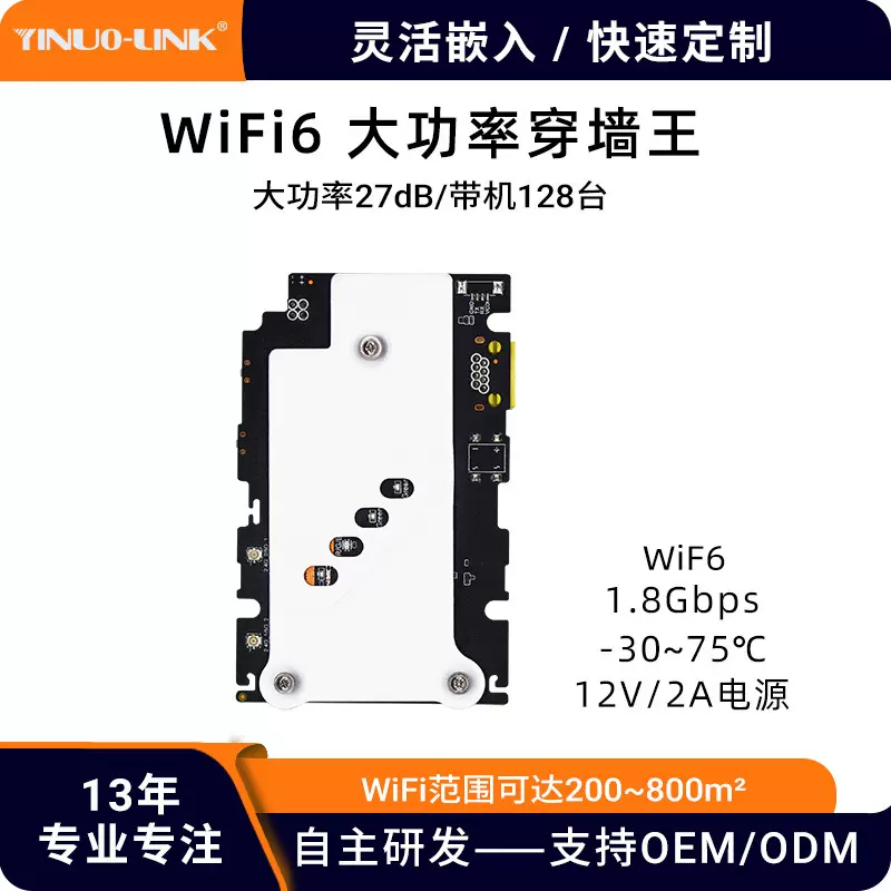 抗干扰电力巡检大功率无线AP主板远距离无线桥接中继器WiFi模块
